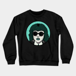 Goths don't care Crewneck Sweatshirt